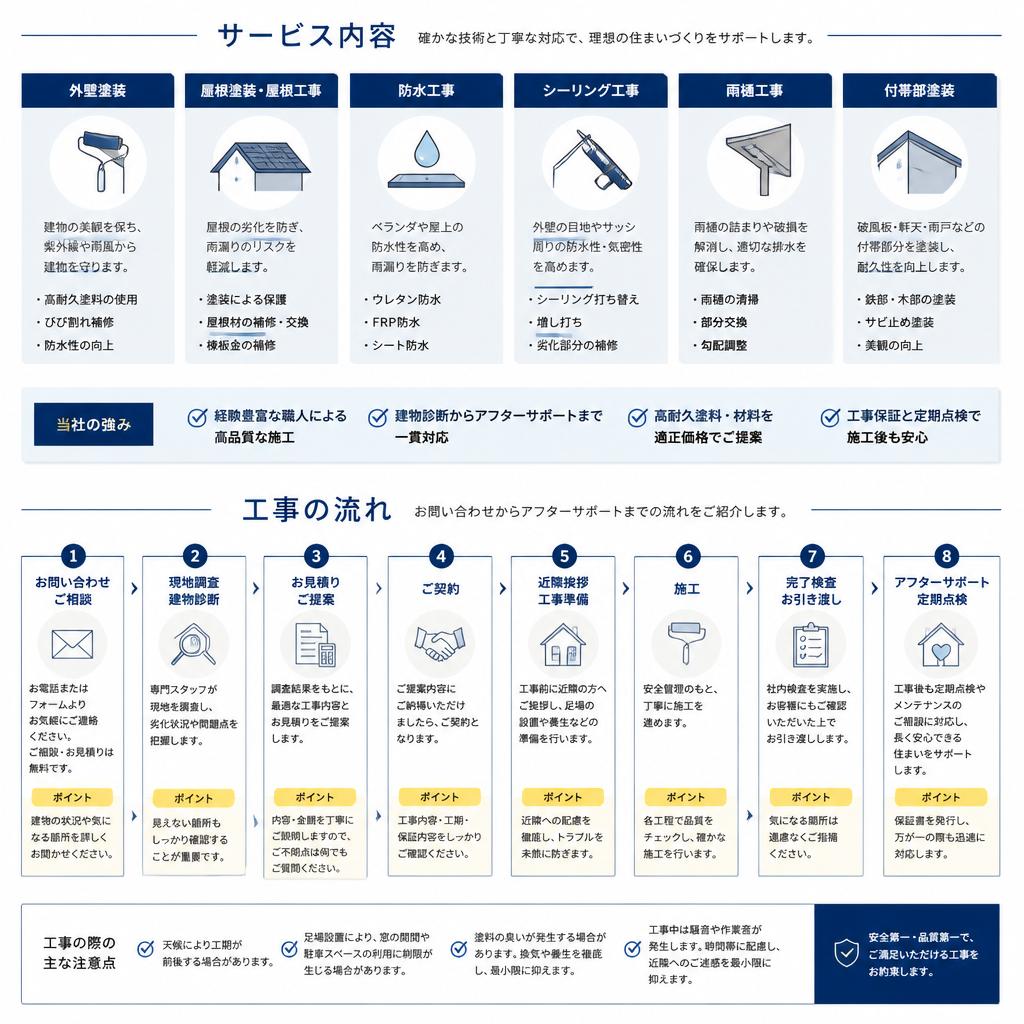 具体的なサービス内容