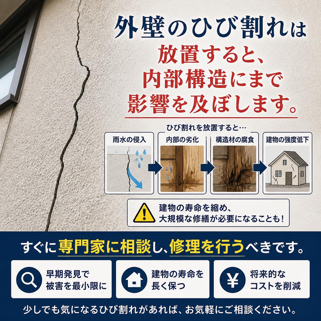 ひび割れ補修の必要性