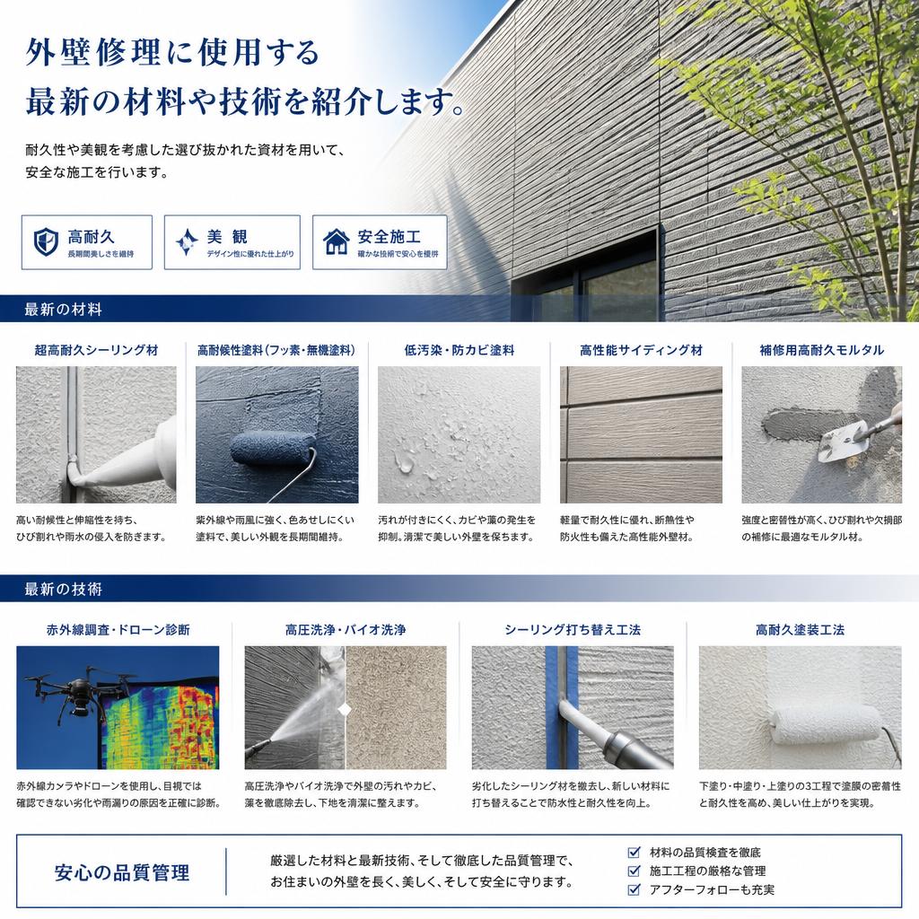 使用する材料・技術の紹介