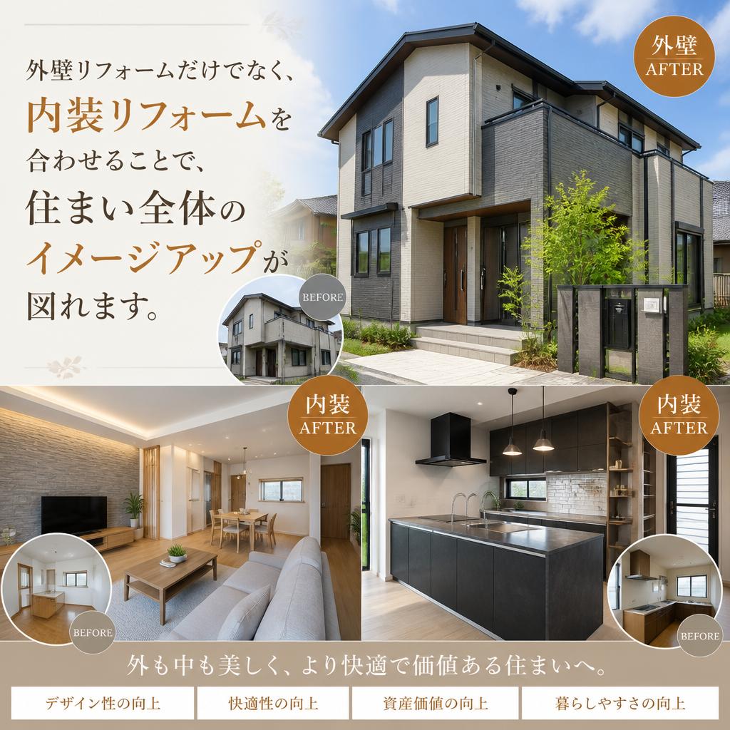 4. 内装リフォームとの相乗効果