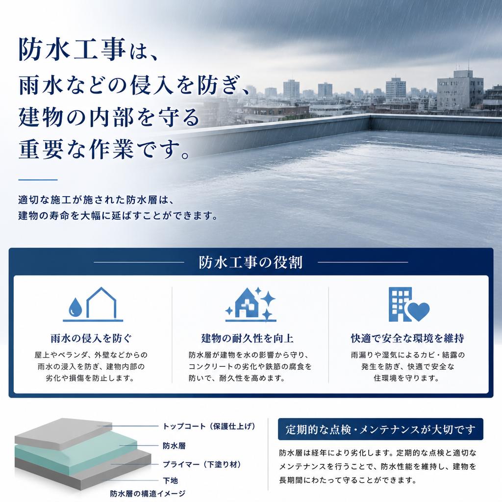 防水工事とは？