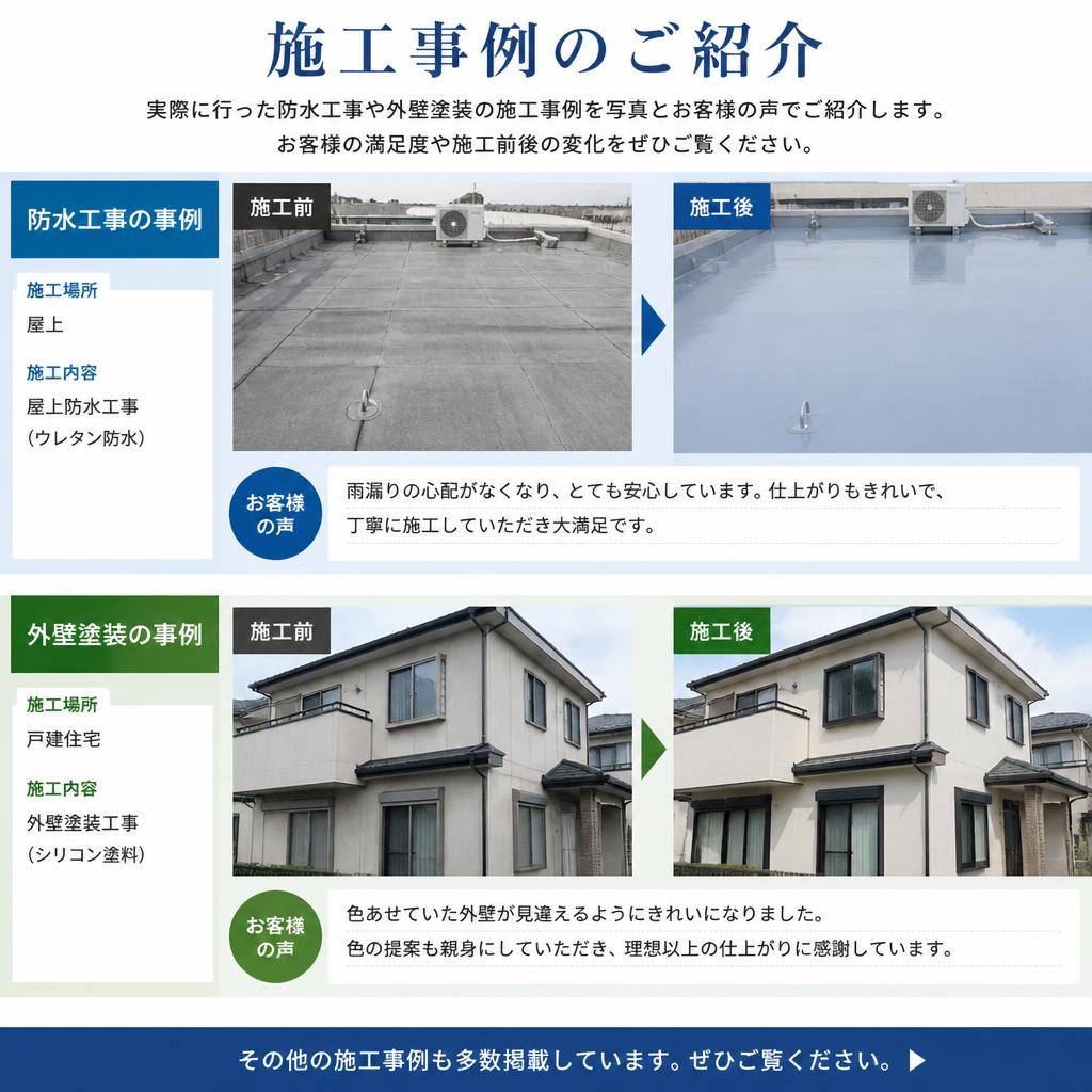 実績豊富な施工事例