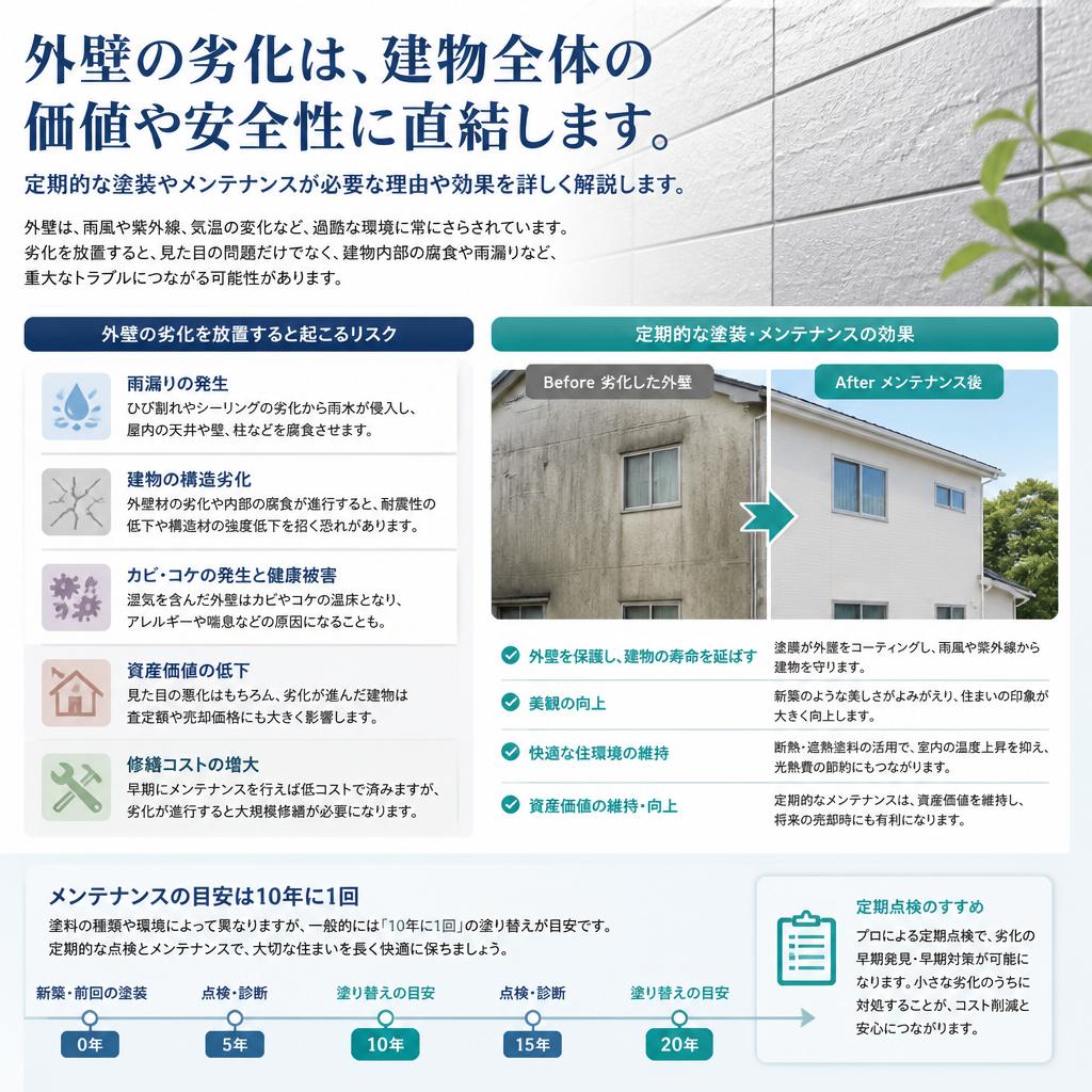 外壁塗装の重要性