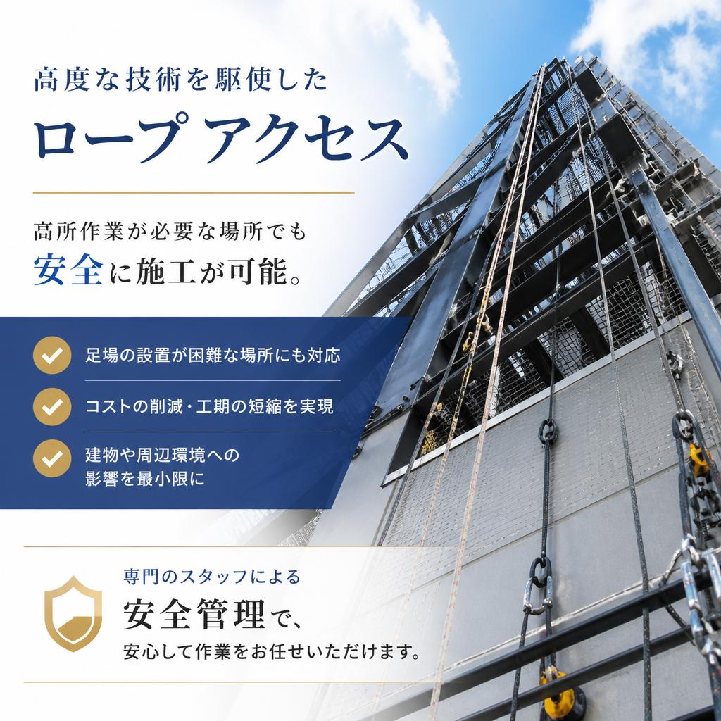 ロープアクセス技術とは？