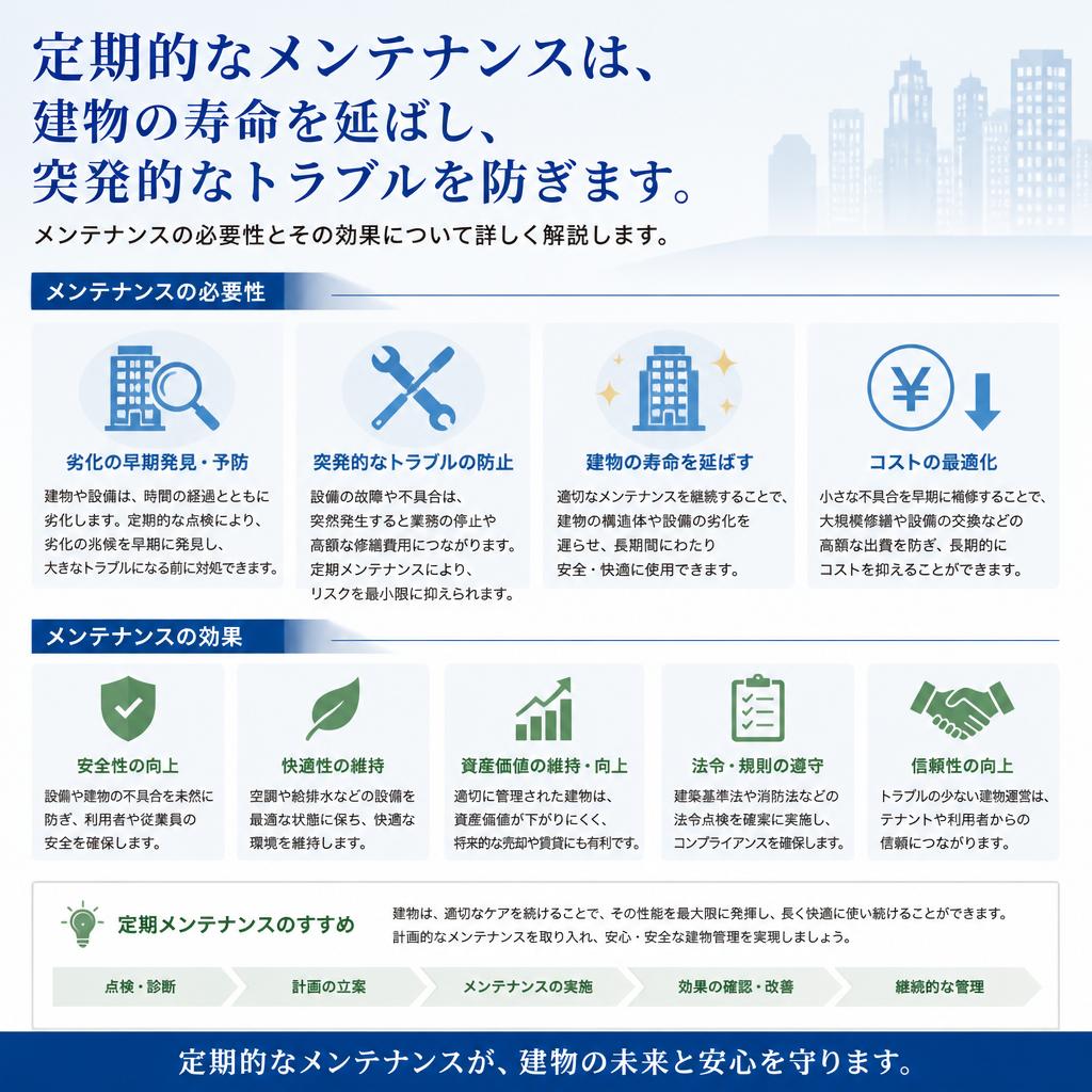 建物メンテナンスの重要性