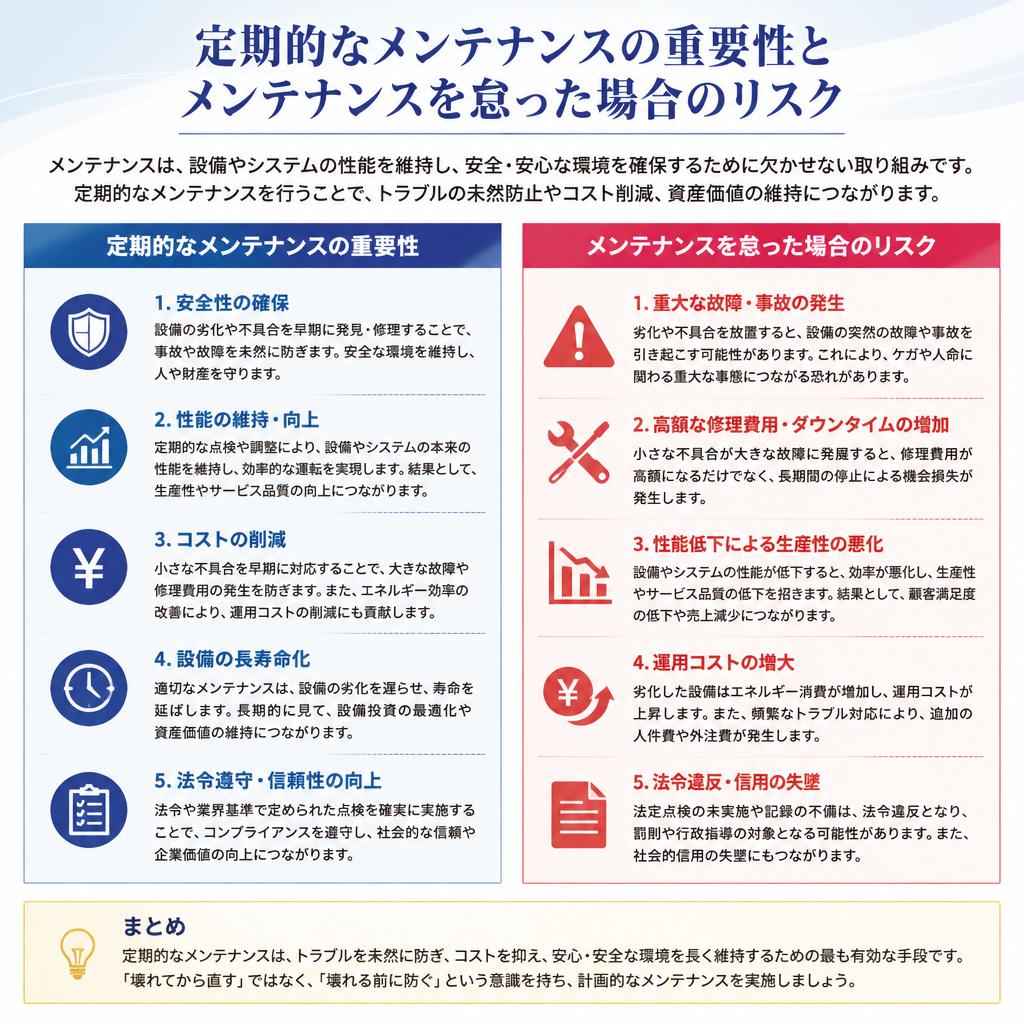 4. メンテナンスの必要性