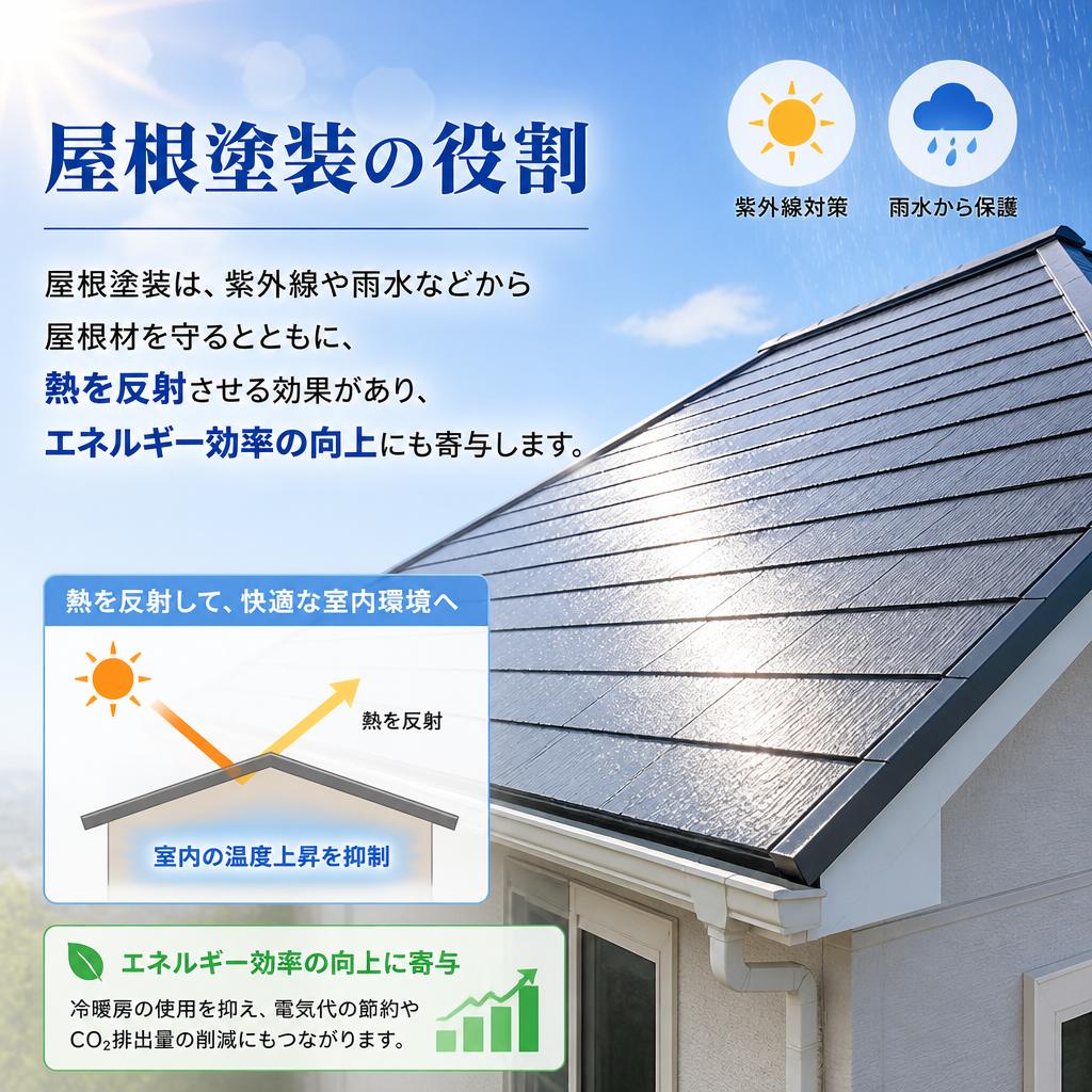 2. 屋根塗装のメリット