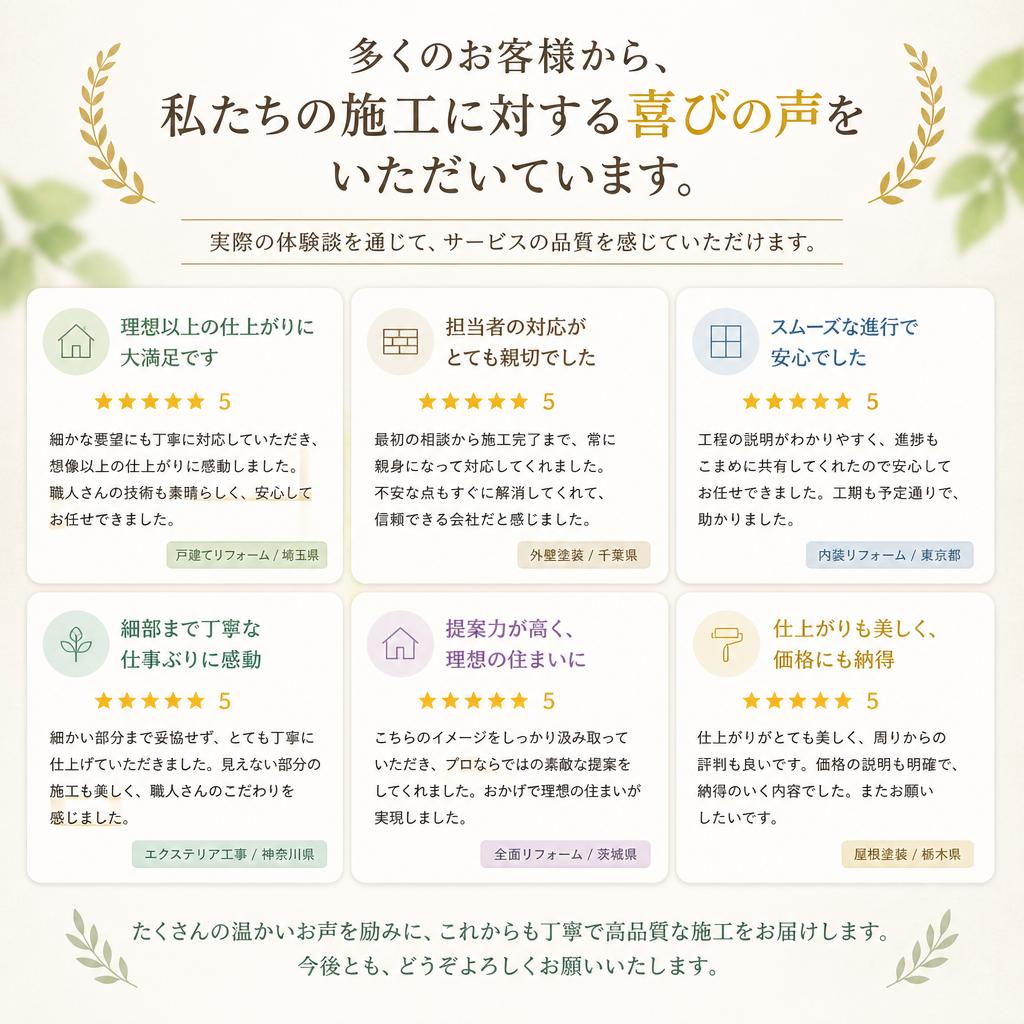 お客様の声