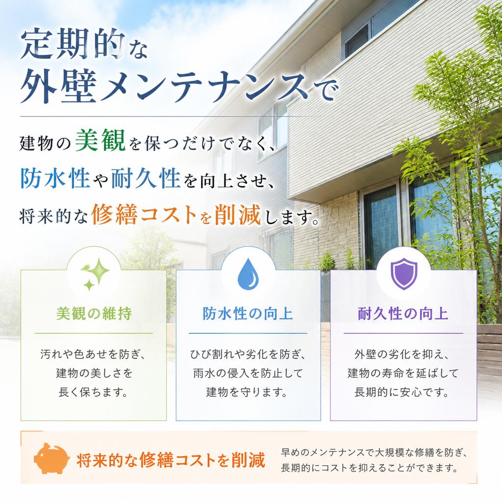 外壁メンテナンスの重要性