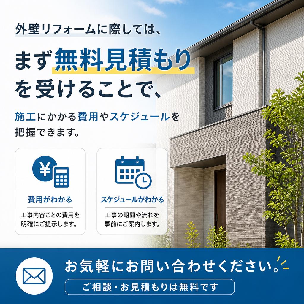 無料見積もりのご案内