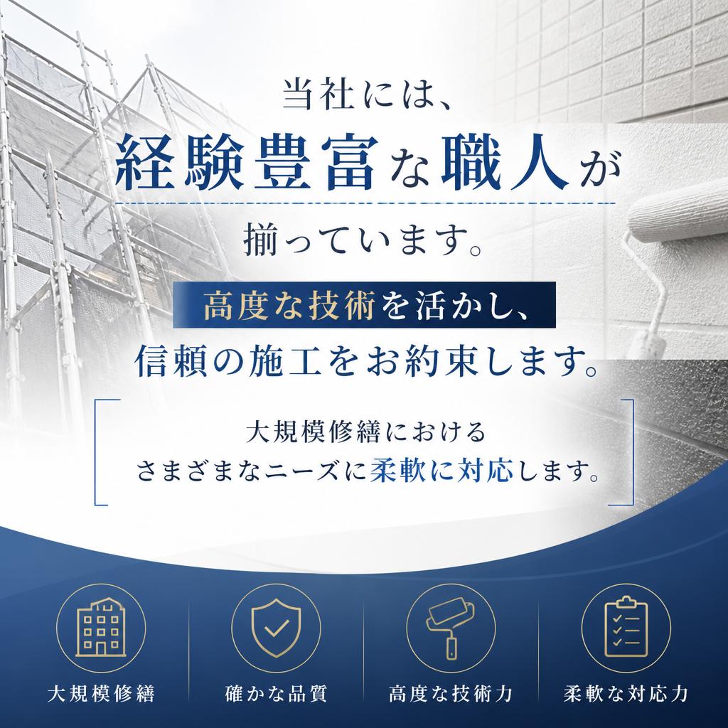 プロフェッショナルな技術と経験
