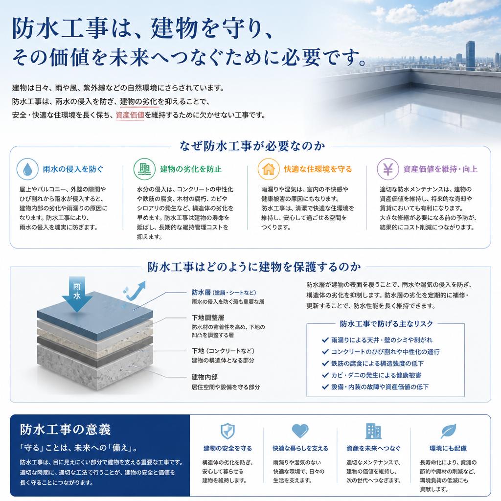 2. 防水工事の重要性