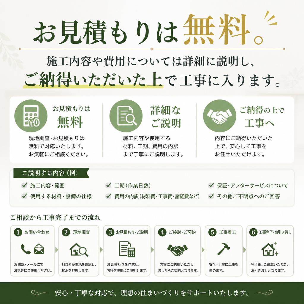 透明性の高い見積もり