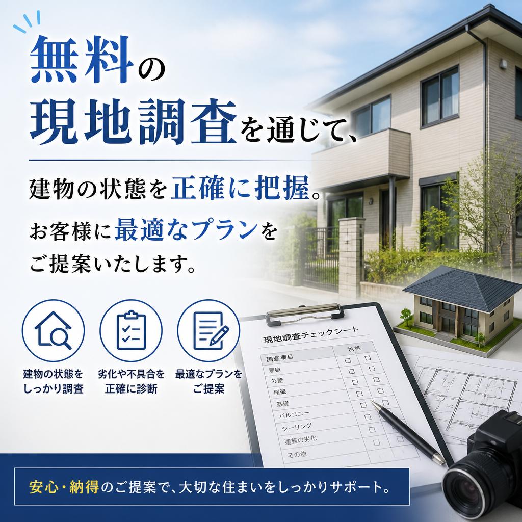 専門家による徹底的な調査