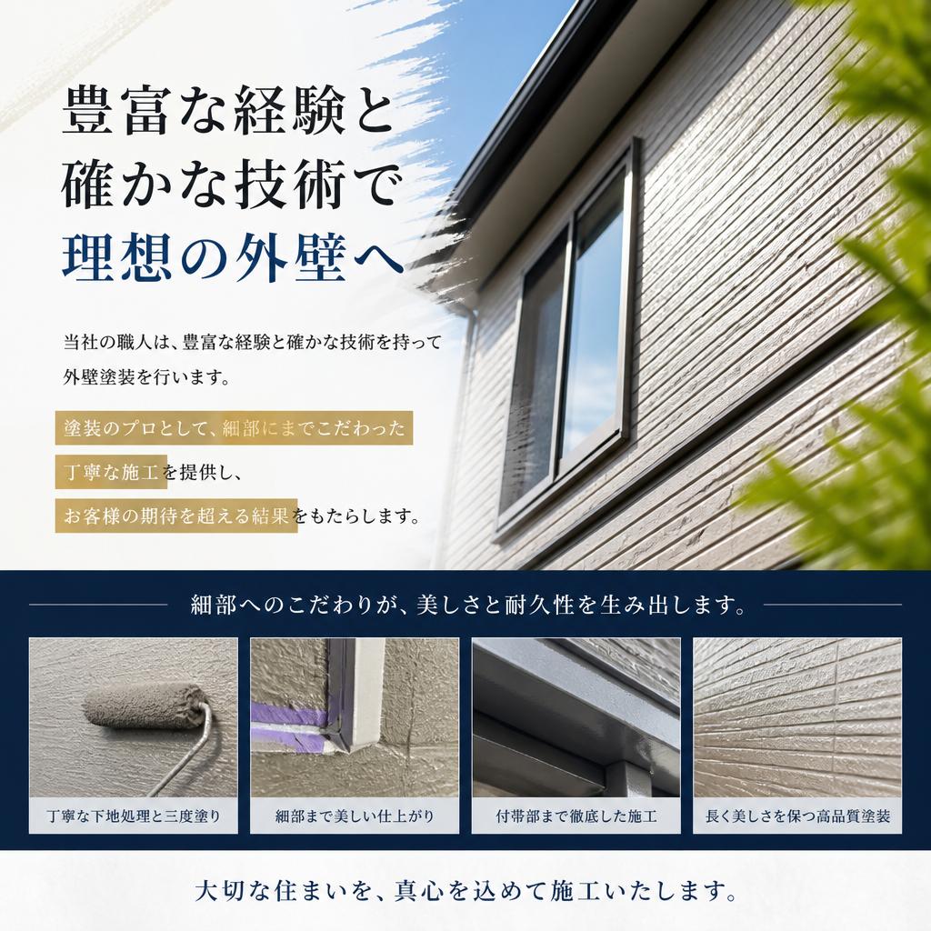 高い技術力が支える安心感