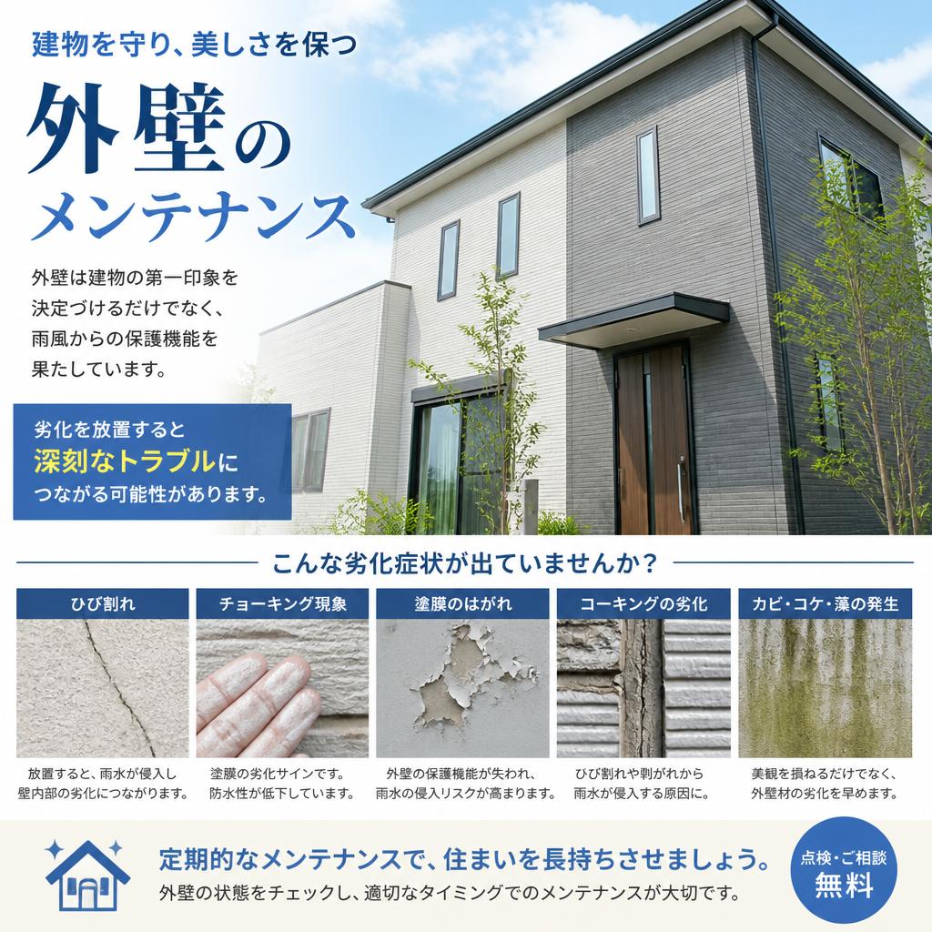 外壁修理の重要性