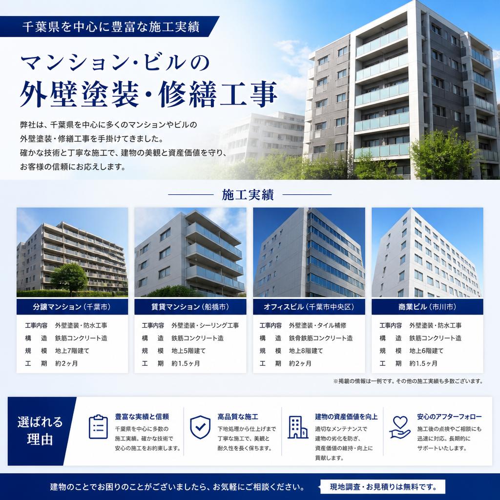 豊富な施工実績