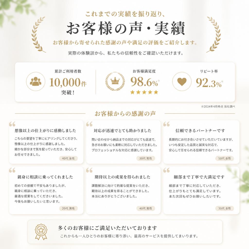 お客様の声