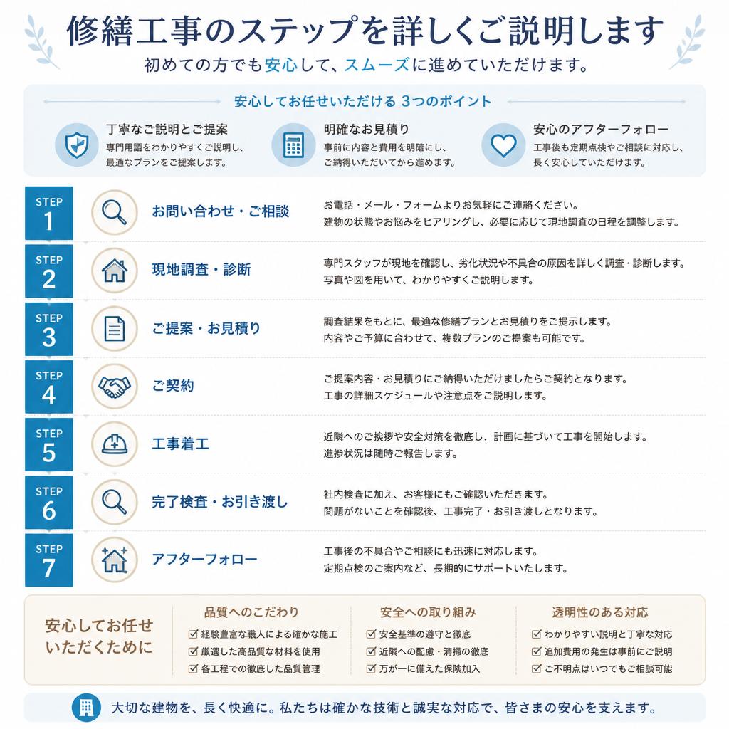 4. 工事の流れを理解する