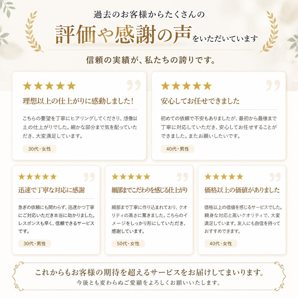 お客様の声