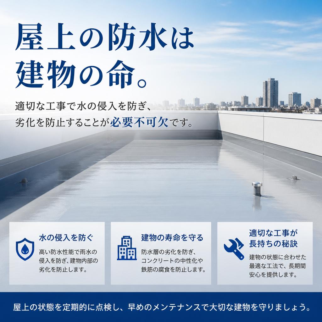屋上防水の重要性