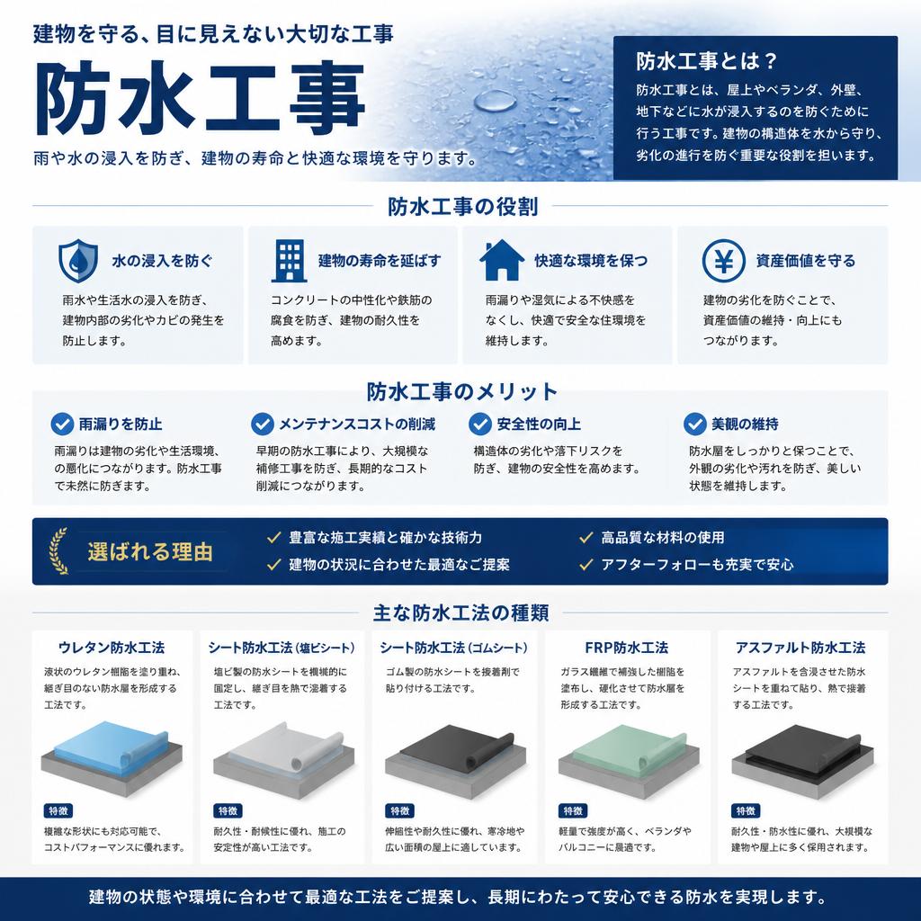 4. 防水工事の重要性