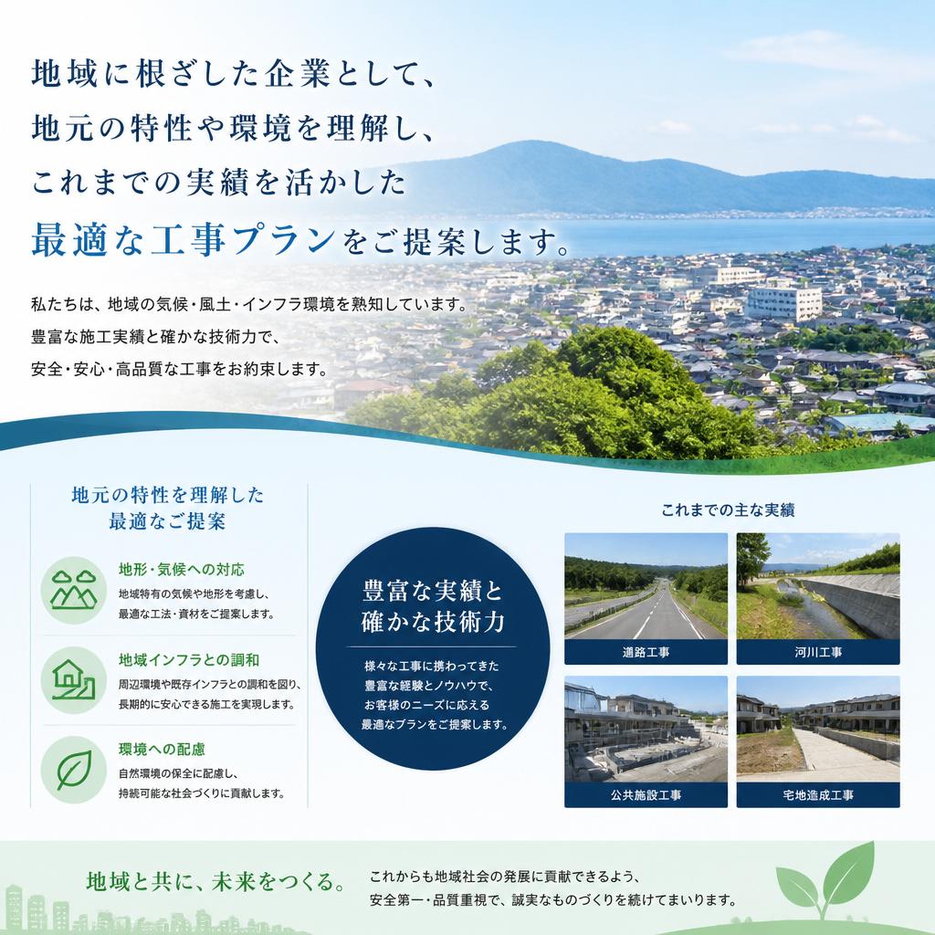 地域密着型の信頼性