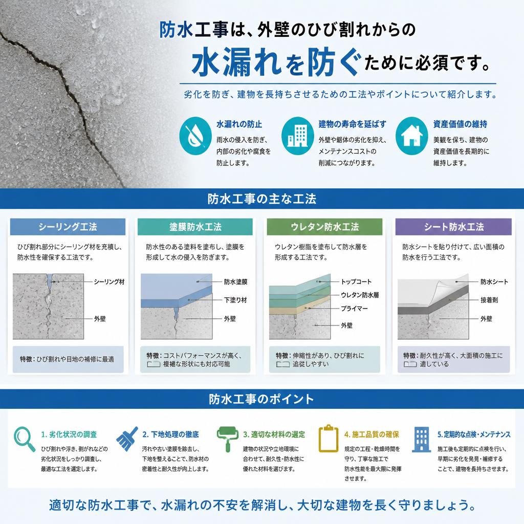防水工事の重要性