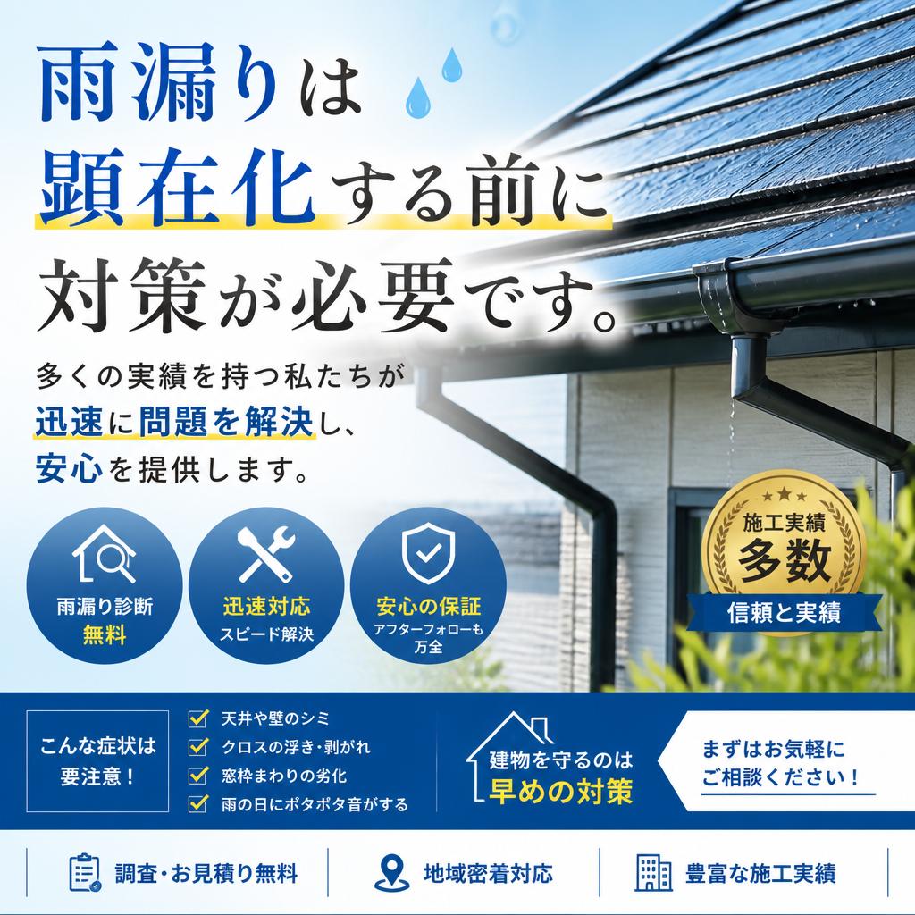 4. 雨漏り修理の実績
