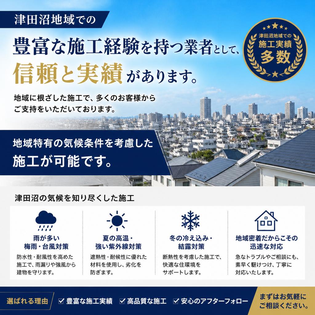 津田沼での経験豊富な施工業者