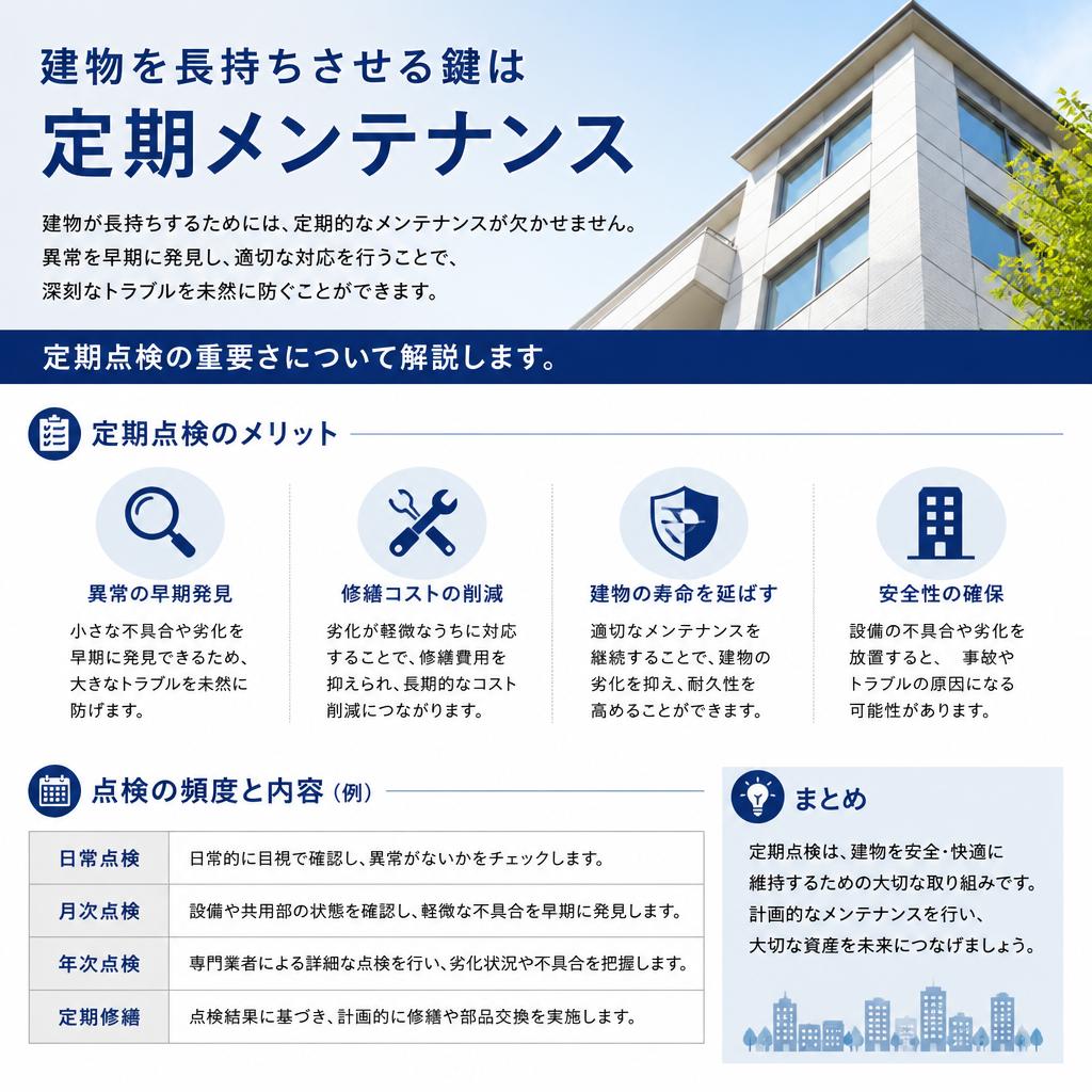 定期メンテナンスの重要性