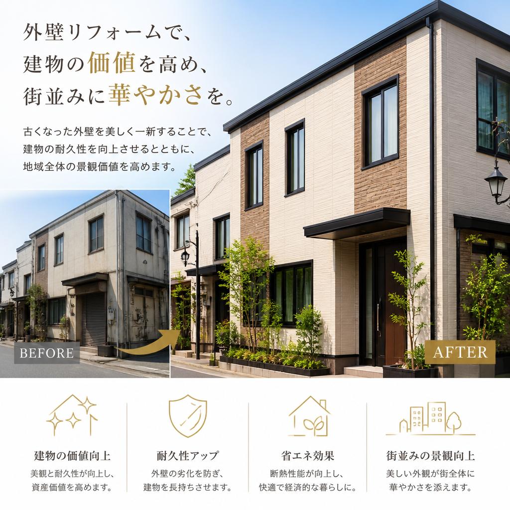 リフォームで新たな価値を