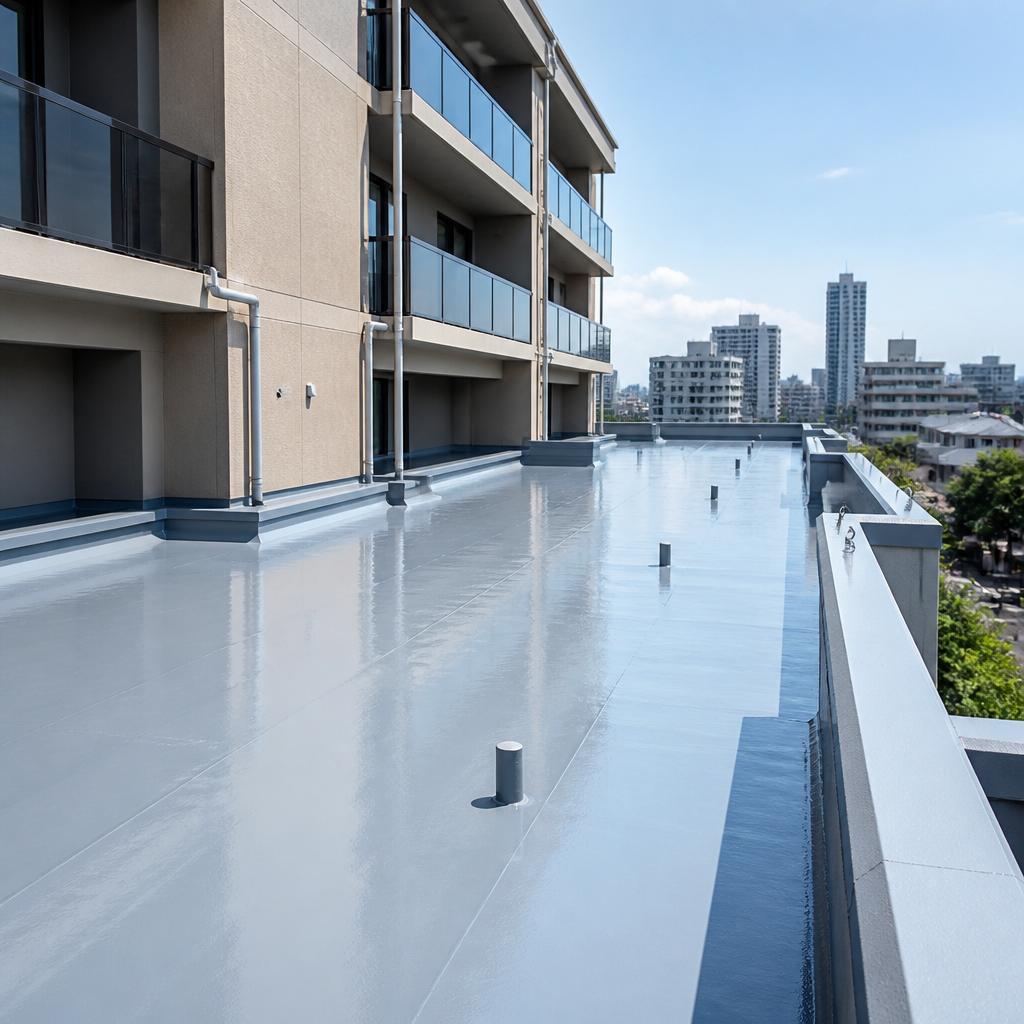 マンションの防水工事は安心の証。労を惜しまない職人が、あなたの大切な住まいを守ります。