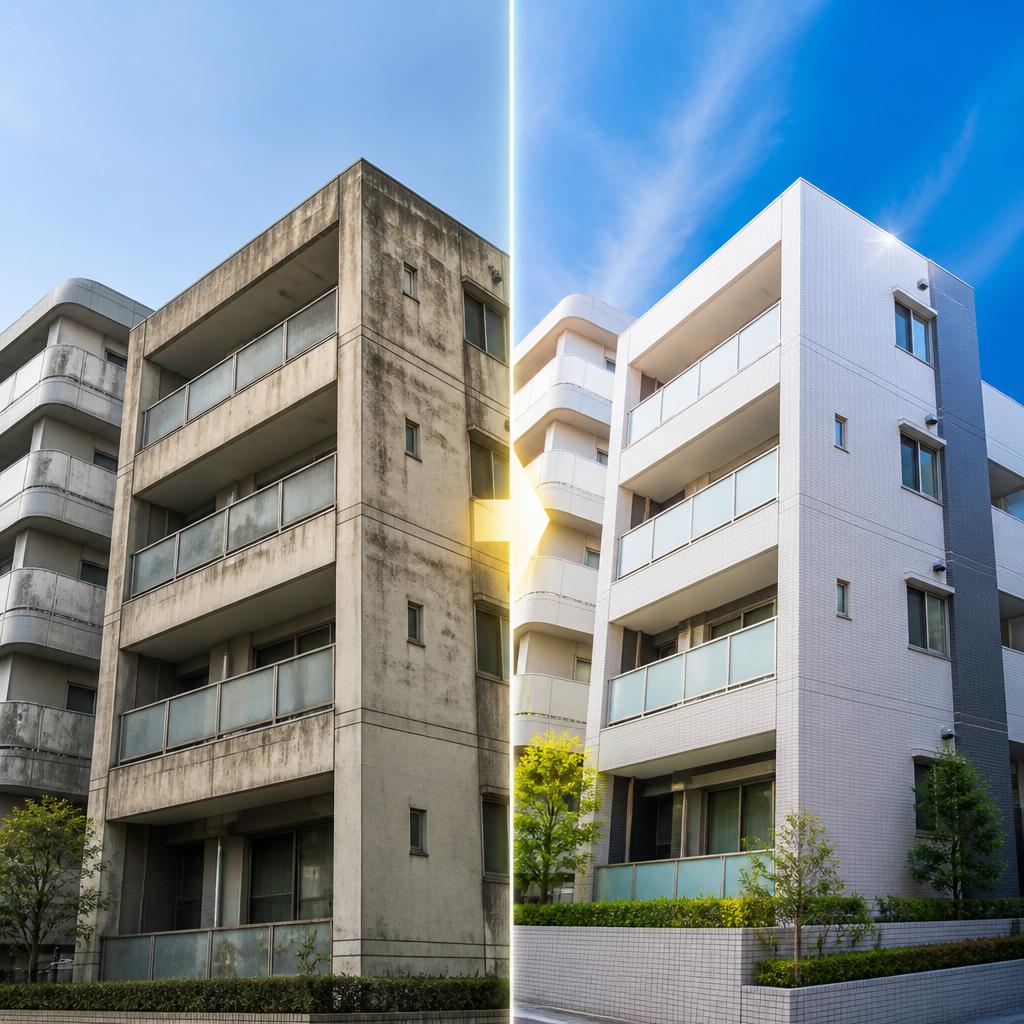 東京都・千葉県のマンション・ビルの外壁リフォームで美しさを甦らせる！