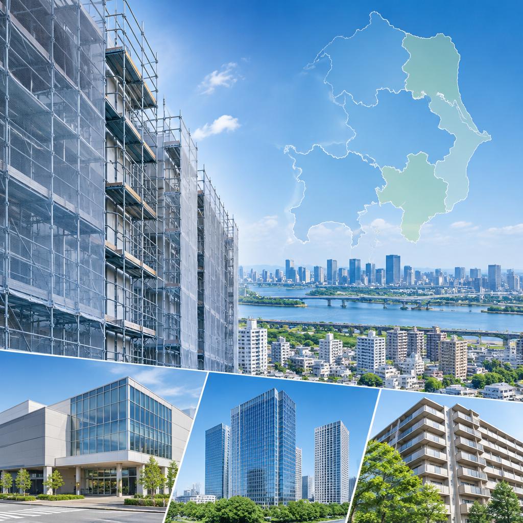 千葉を中心に、東京・茨城・栃木のマンション・ビルへ