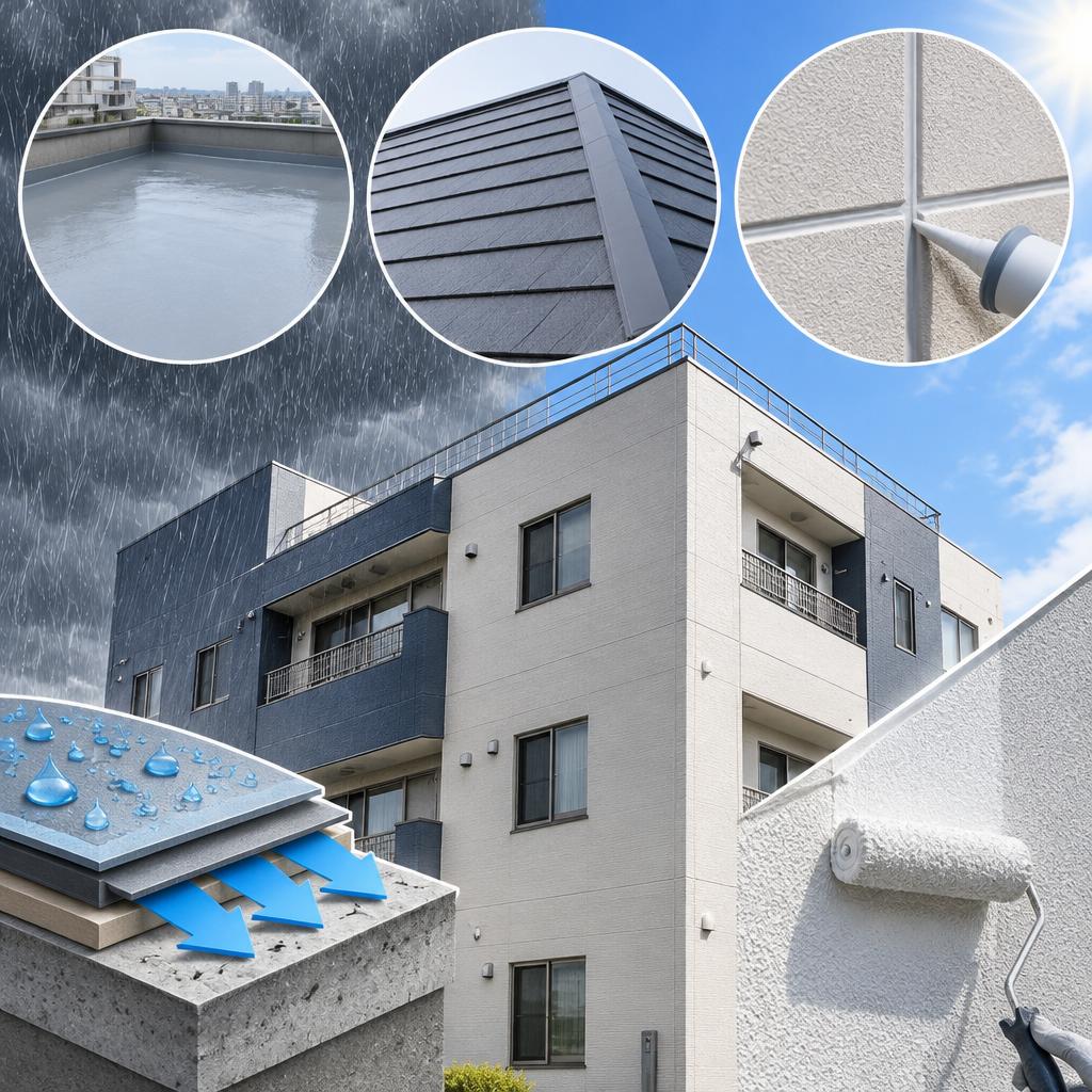 外壁塗装と防水工事を一体で計画し、建物の寿命を延ばす