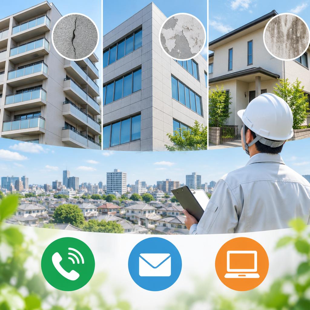 津田沼の外壁リフォーム、まずは無料調査・お見積もりから